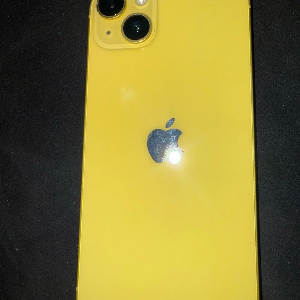 Apple iPhone in Bright Yellow